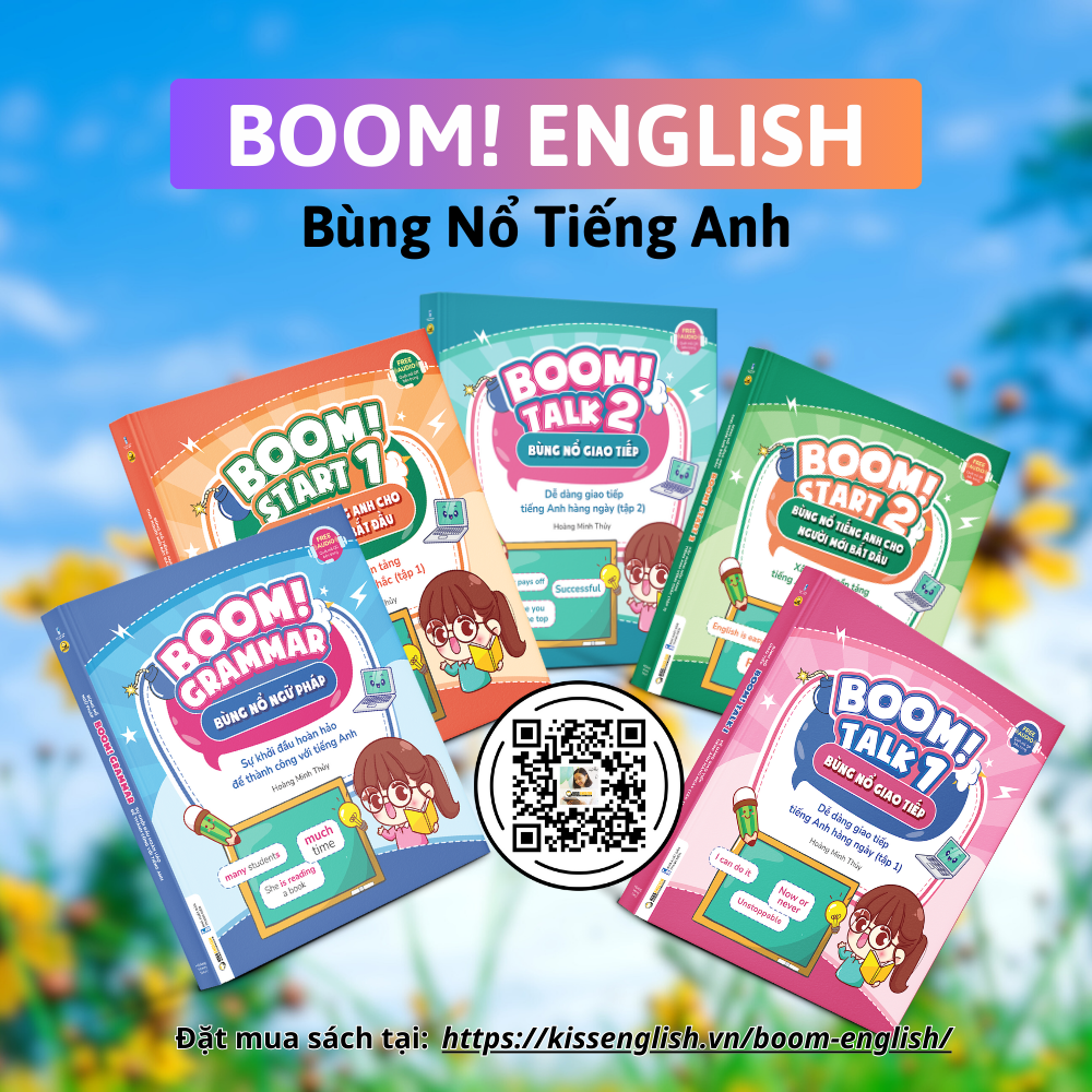 Review Sách BOOM! ENGLISH Ms Thuỷ